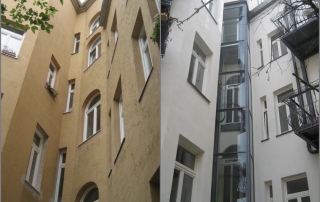 Aufzug Vorher-Nachher